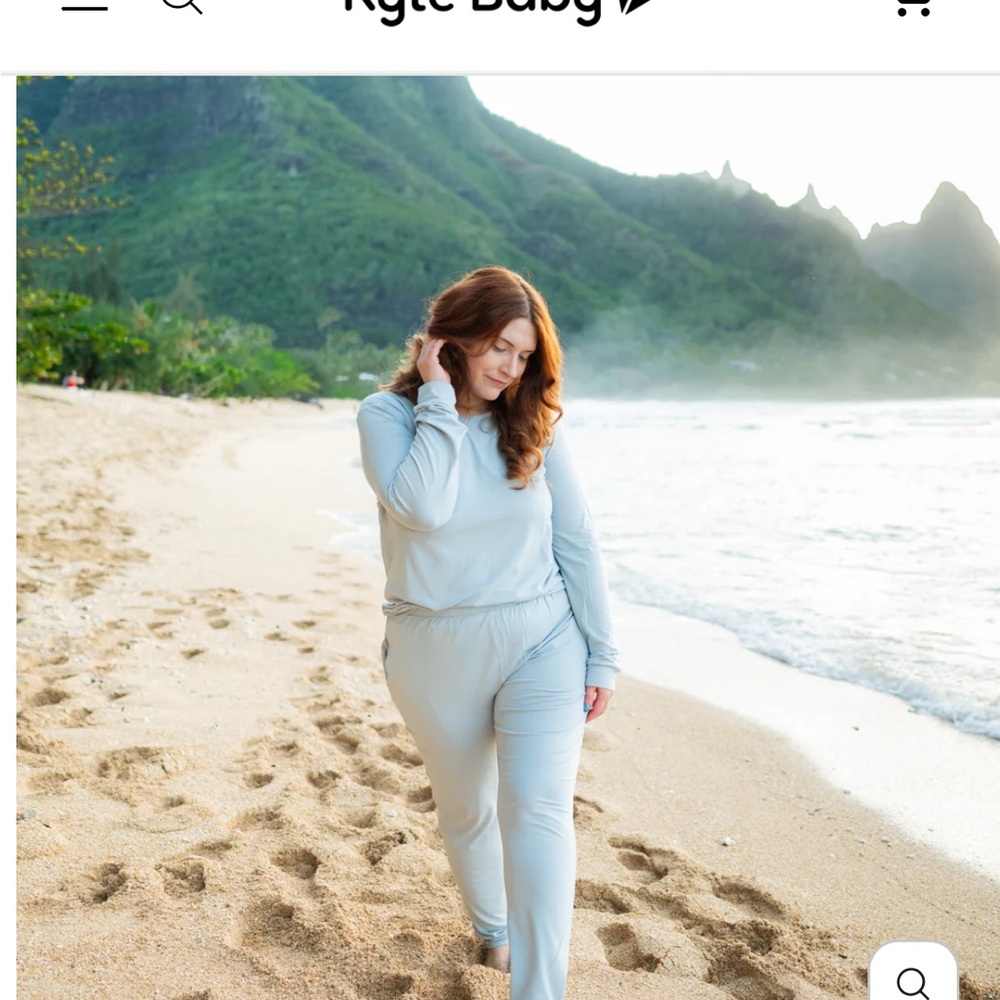 Women's Jogger Pajama Set - Kyte Glacier